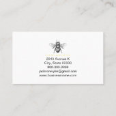 Bumble Bee Gold Professional Visitekaartje (Achterkant)