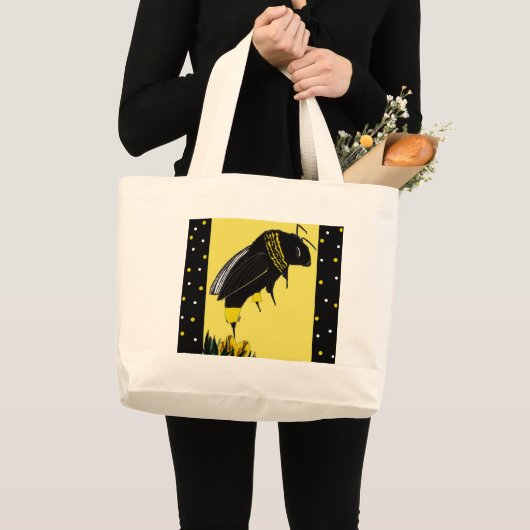 Bumble Bee Grote Tote Bag (Voorkant (product))