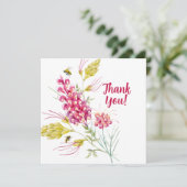 Bumble Bee Honey Bee Bedankkaart (Staand voorkant)