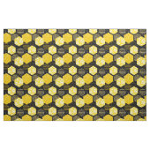 Bumble Bee Honey Pattern Stof (Fat Quarter)
