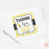 Bumble Bee Honeycomb Baby shower Étiquette (Enveloppe)
