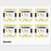 Bumble Bee Honeycomb Baby shower Label (Vel)