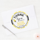 Bumble Bee Honeycomb Baby shower Label (Envelop)