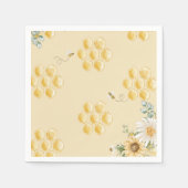 Bumble bee honingraten servet (Voorkant)