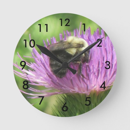 Bumble Bee Horloge murale (Recto)