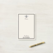  Bumble Bee illustratie | Gepersonaliseerd Post-it® Notes (Op bureau)