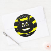 Bumble Bee Insectes Happy Smiles Stickers (Enveloppe)