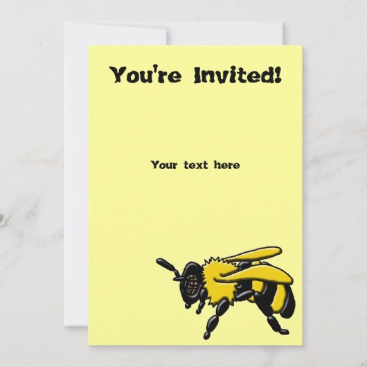 Bumble Bee, invitation (Devant)