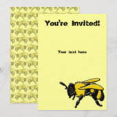 Bumble Bee, invitation (Devant / Derrière)