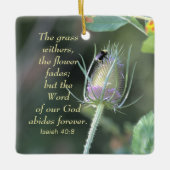 Bumble Bee - Isaiah 40:8 Ornament (Voorkant)