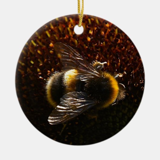 Bumble Bee Keramisch Ornament (Voorkant)