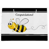 Bumble Bee Large Gift Bag Groot Cadeauzakje (Voorkant)