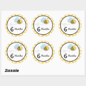 Bumble Bee Monthly Milestone Stickers (Feuille)