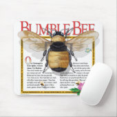 Bumble Bee Mousepad Muismat (Met muis)