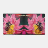 Bumble Bee On Pink Daisy Flower Personnalisé (Recto)