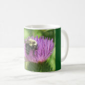 Bumble Bee On Thistle Mug (Devant droit)