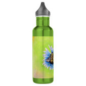 Bumble Bee op een ventilator schilderen Waterfles (Links)