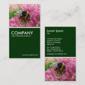 Bumble Bee op Sedam - Donkergroen Visitekaartje (Voorkant / Achterkant)
