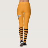 Bumble Bee orange Leggings (Achterkant)