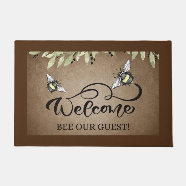 Bumble "Bee" Our Guest Doormat Deurmat (Voorkant)