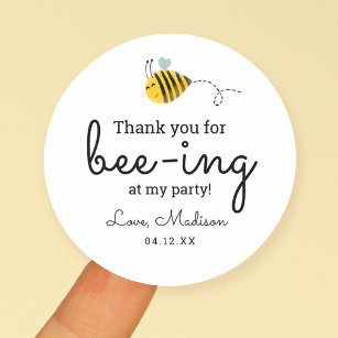 Bumble Bee Party Merci Favoriser les étiquettes