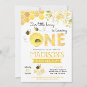 Bumble Bee Premières invitations à la fête d'anniv (Devant)