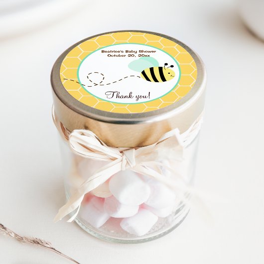 Bumble Bee Ronde Favor Sticker
