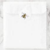 Bumble Bee Ronde Sticker (Tas)