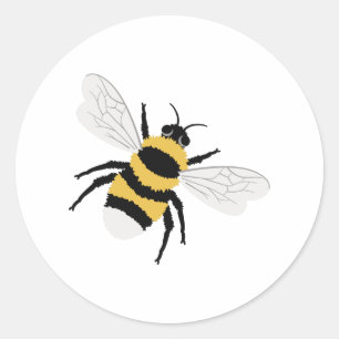 Bumble Bee Ronde Sticker