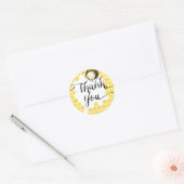 Bumble Bee Round Favor Sticker (Envelop)