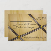 Bumble Bee RSVP Uitnodiging (Voorkant / Achterkant)