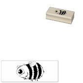 Bumble Bee Rubberstempel (Gestempeld)