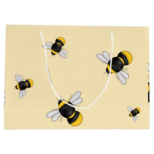 Bumble Bee sac cadeau brillant (Dos)