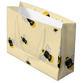 Bumble Bee sac cadeau brillant (Devant Angle)