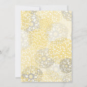 Bumble Bee Spring Summer Baby Shower Uitnodigingen (Achterkant)