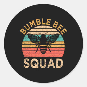 Bumble Bee Squad Bumblebee Familie Team Ronde Sticker