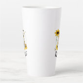 Bumble Bee Sunflower Personnalisée Gnome Mug (Devant)