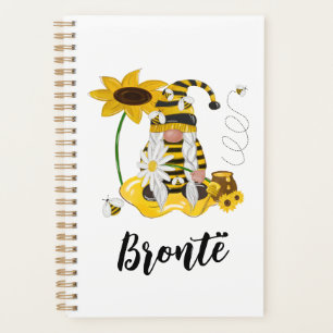 Bumble Bee Sunflower Persoonlijke Gnome Planner