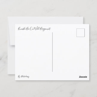 Bumble Bee Sur La Carte Postale Wild Bergamot