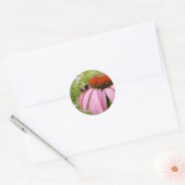 Bumble Bee sur Sticker Flower (Enveloppe)