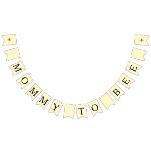 Bumble bee thema baby bijendouche vlaggetjes