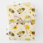 Bumble Bee Tournesol Jaune Gnome Papier d'envelopp (En situation)