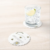 Bumble Bee Verjaardagsfeest Custom Onderzetter (Insitu)