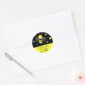 Bumble bee verjaardagsfeestje gunst Stickers (Envelop)