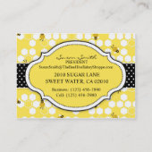 Bumble Bee Visitekaartje (Achterkant)