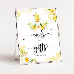 Bumble Bee waterverf cards en cadeaubord Poster