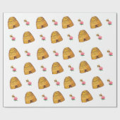Bumble Bee Wrapping Paper Cadeaupapier (Vlak)
