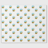Bumble Bee Wrapping Paper Cadeaupapier (Vlak)