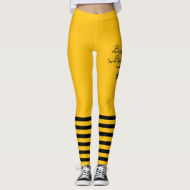 Bumble Bee yellow Leggings