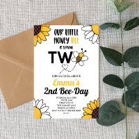 Bumble Bee Zonnebloemen Tweede 2e Verjaardagsfeest